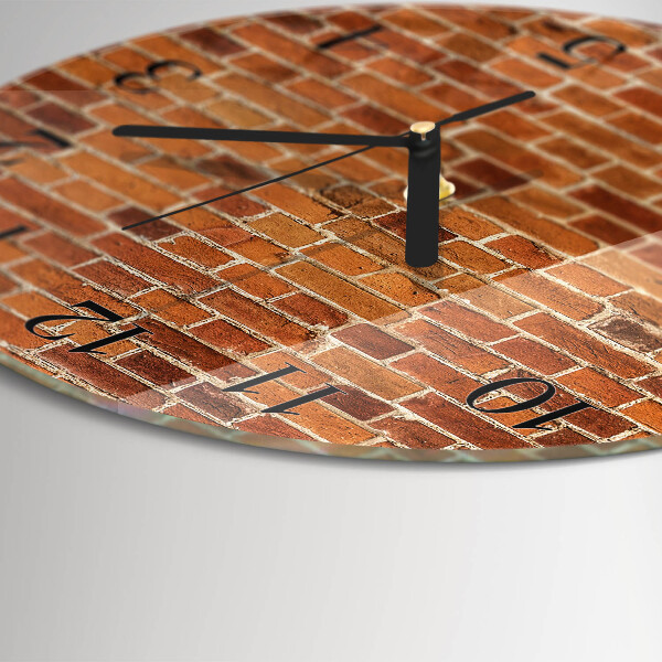 Orologio rotondo Muro di mattoni
