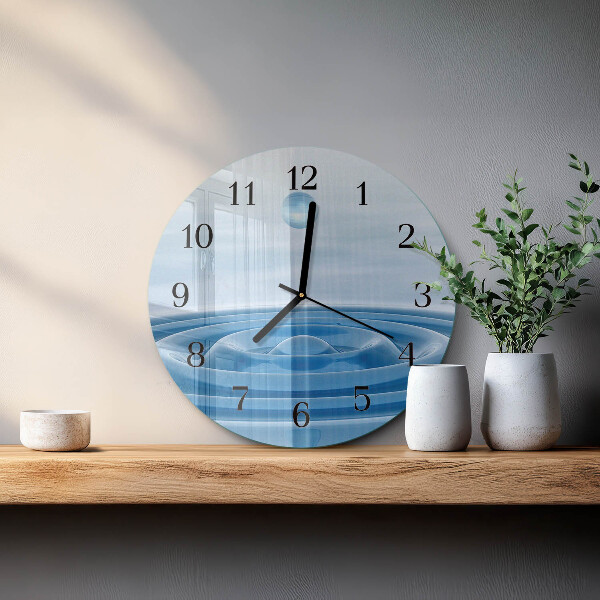 Orologio rotondo Acqua