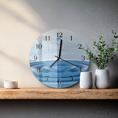 Orologio rotondo Acqua