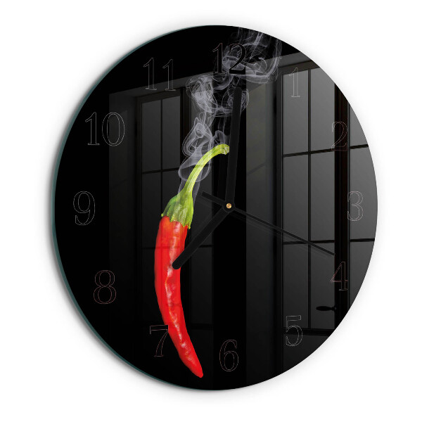 Orologio rotondo peperoncino