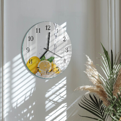 Orologio rotondo limoni