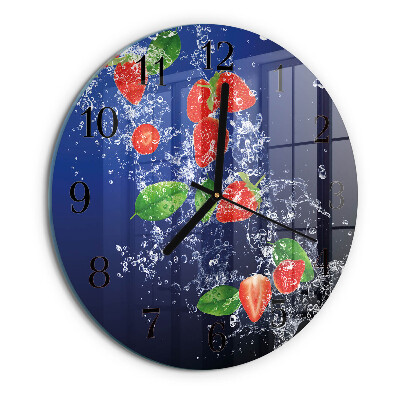 Orologio rotondo Fragole