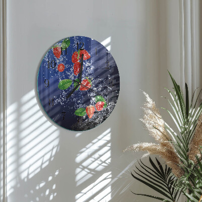 Orologio rotondo Fragole