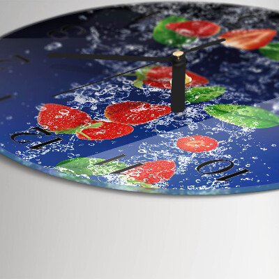 Orologio rotondo Fragole