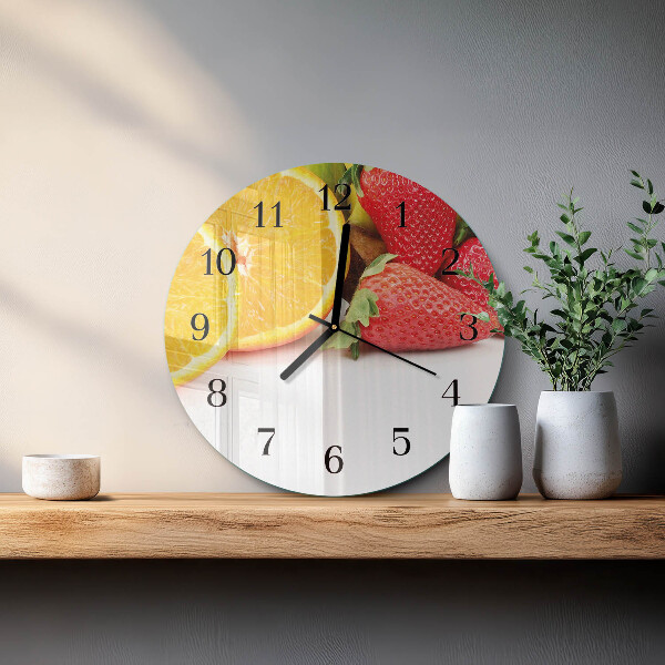 Orologio rotondo Frutta