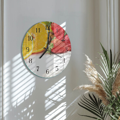 Orologio rotondo Frutta