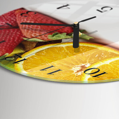 Orologio rotondo Frutta