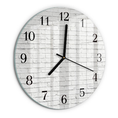 Orologio rotondo Muro di mattoni