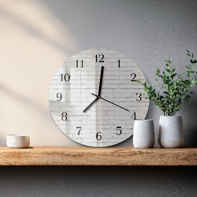 Orologio rotondo Muro di mattoni