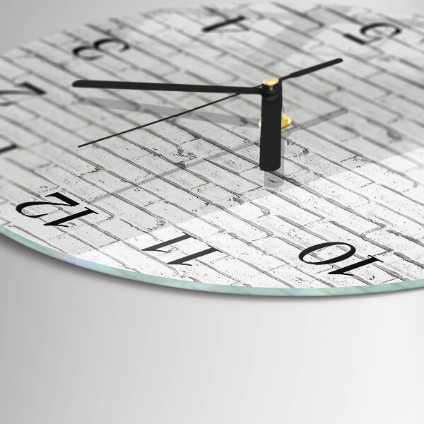 Orologio rotondo Muro di mattoni