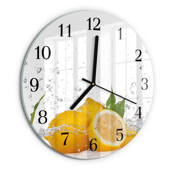 Orologio rotondo limoni