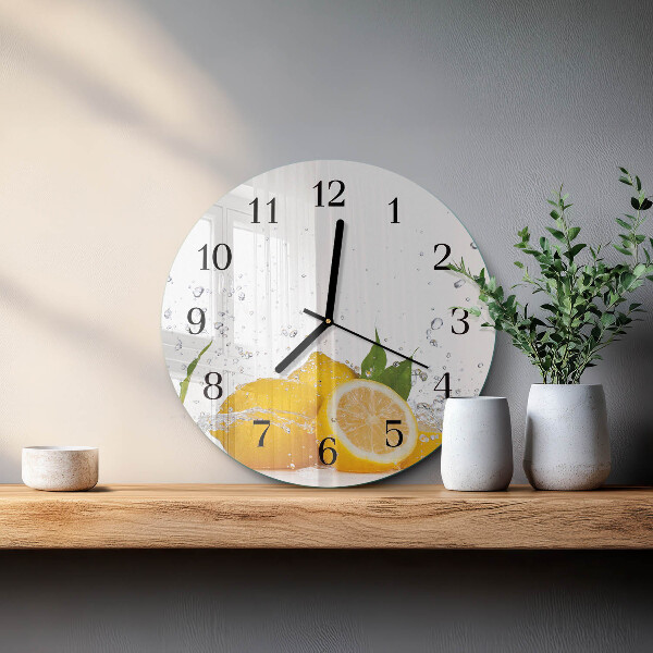 Orologio rotondo limoni