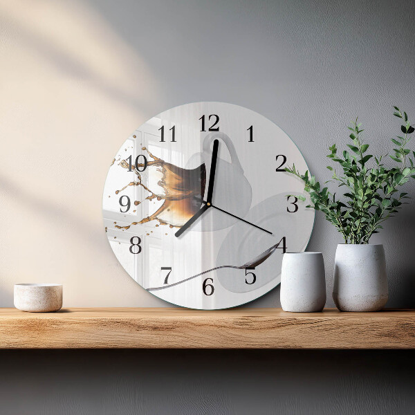 Orologio rotondo Tazza di caffè