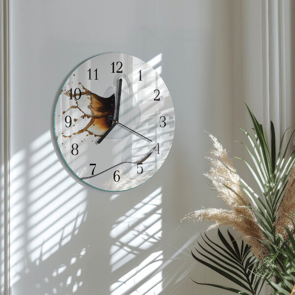 Orologio rotondo Tazza di caffè