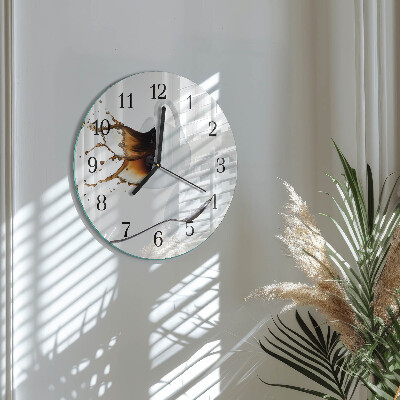 Orologio rotondo Tazza di caffè
