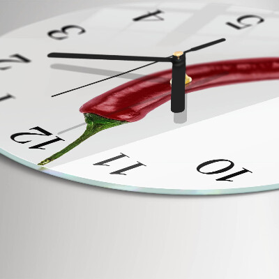 Orologio rotondo peperoncino