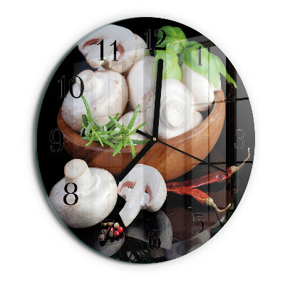 Orologio rotondo Funghi
