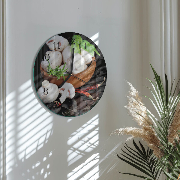 Orologio rotondo Funghi