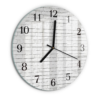 Orologio rotondo Muro di mattoni