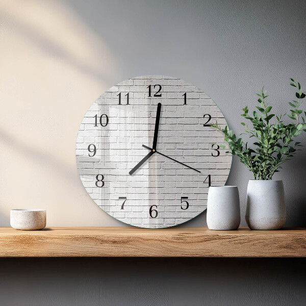 Orologio rotondo Muro di mattoni