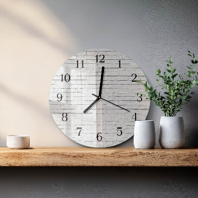 Orologio rotondo Muro di mattoni