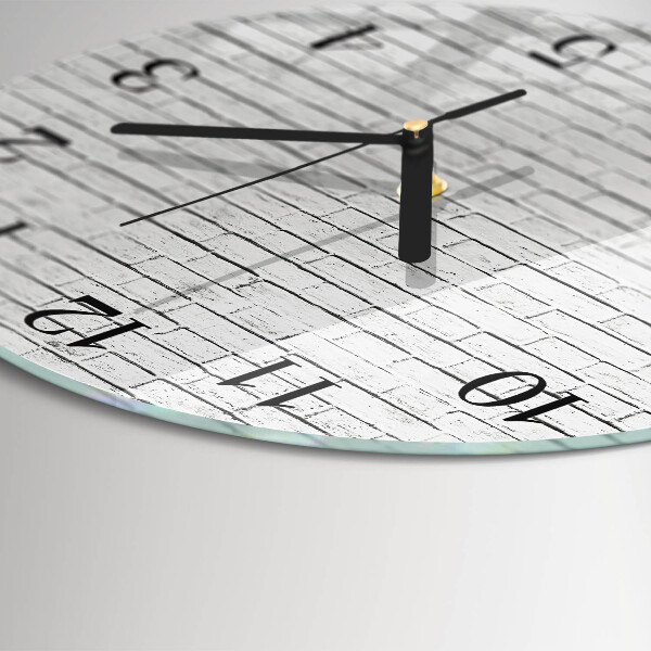 Orologio rotondo Muro di mattoni