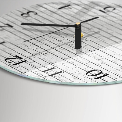 Orologio rotondo Muro di mattoni