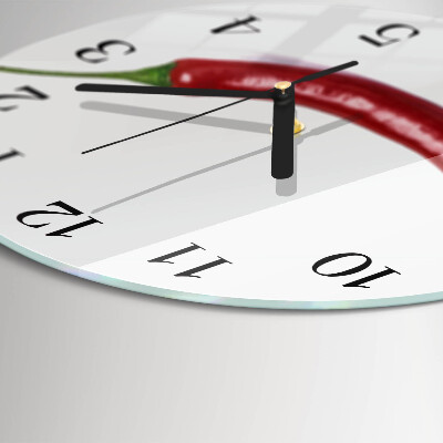 Orologio rotondo peperoncino