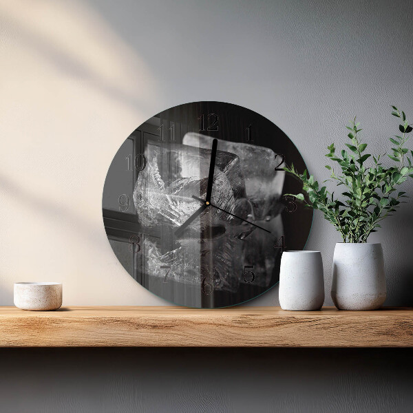 Orologio rotondo cubetti di ghiaccio
