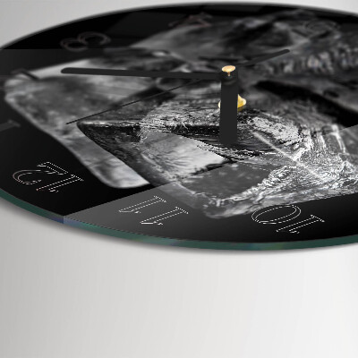 Orologio rotondo cubetti di ghiaccio