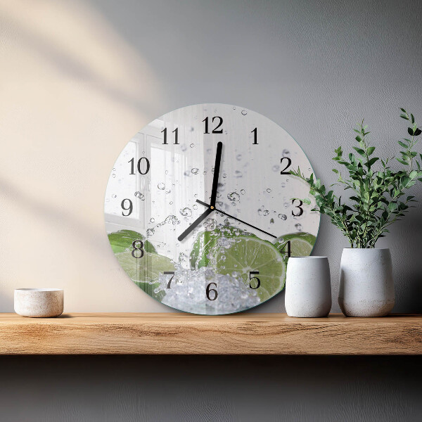 Orologio rotondo Carbonato di calcio