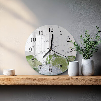 Orologio rotondo Carbonato di calcio
