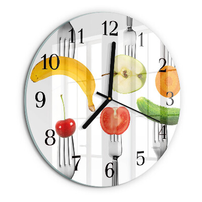 Orologio rotondo Frutta