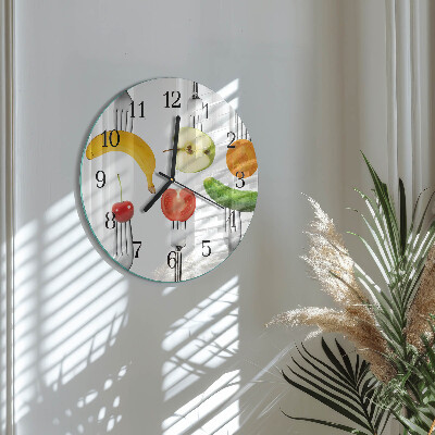 Orologio rotondo Frutta