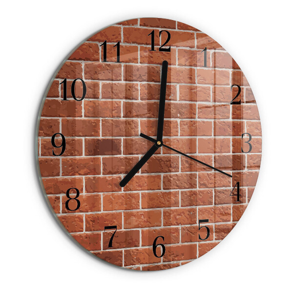 Orologio rotondo Muro di mattoni