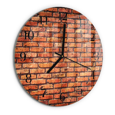 Orologio rotondo Muro di mattoni