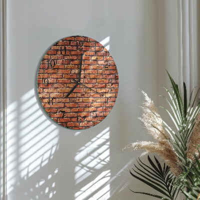 Orologio rotondo Muro di mattoni