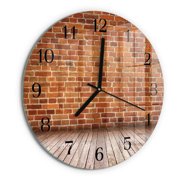 Orologio rotondo Muro di mattoni