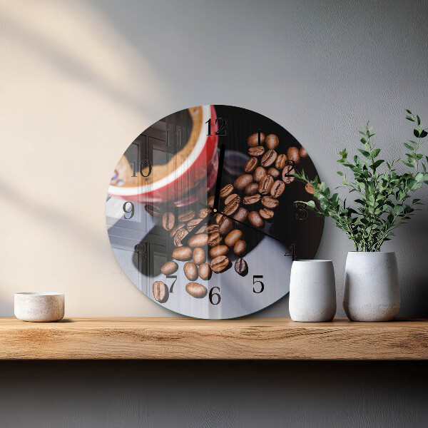 Orologio rotondo Tazza di caffè