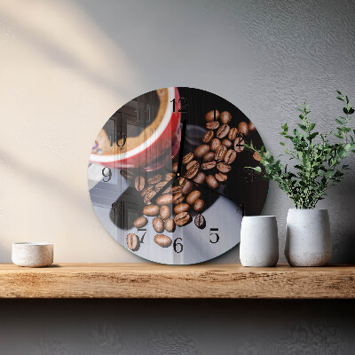 Orologio rotondo Tazza di caffè