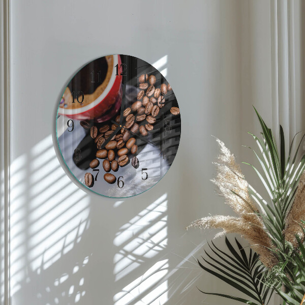 Orologio rotondo Tazza di caffè