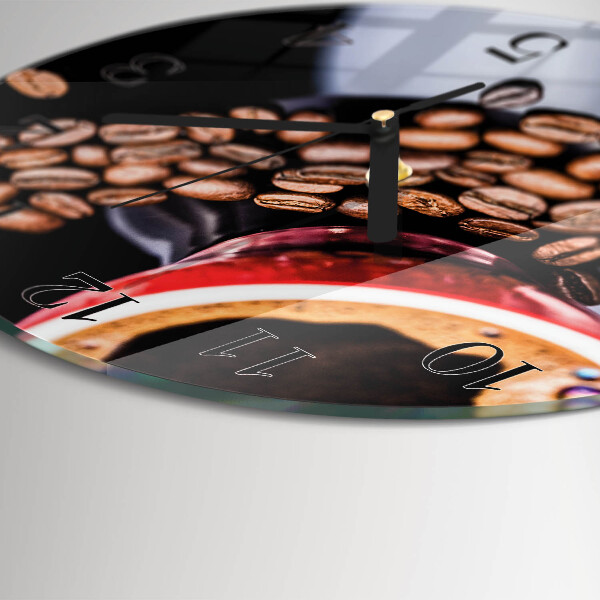 Orologio rotondo Tazza di caffè
