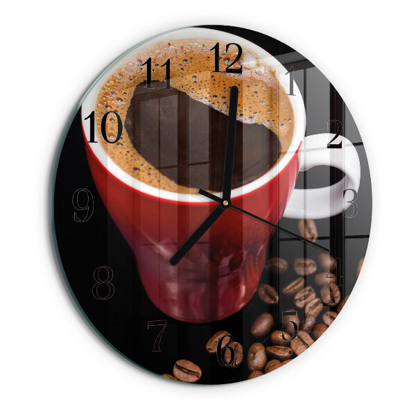 Orologio rotondo Tazza di caffè