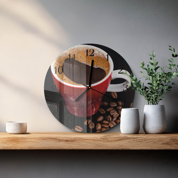 Orologio rotondo Tazza di caffè
