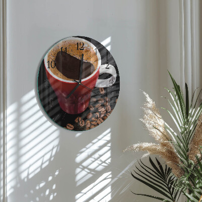 Orologio rotondo Tazza di caffè