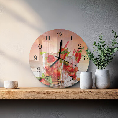 Orologio rotondo Fragole
