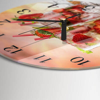 Orologio rotondo Fragole