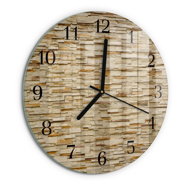 Orologio rotondo Pietra decorativa