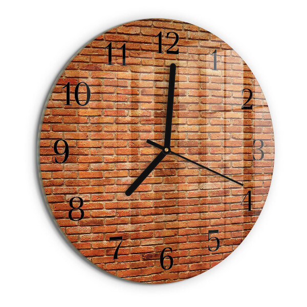 Orologio rotondo mattoni