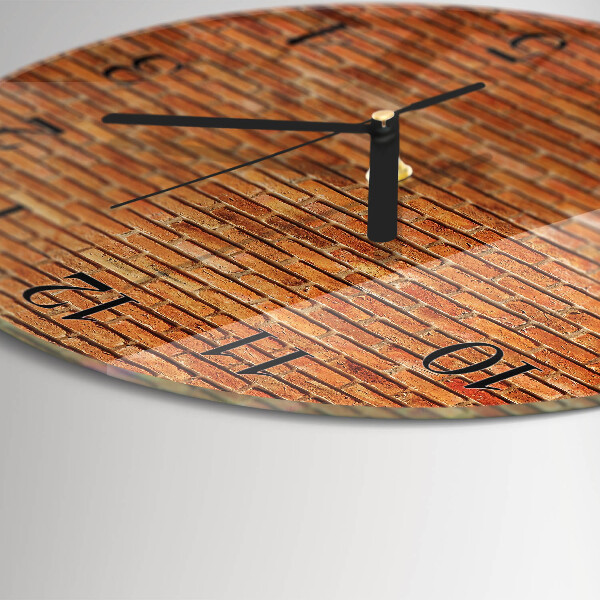 Orologio rotondo mattoni